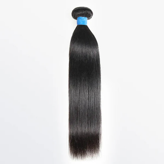 BQUEENS 10-30Inch Straight Virgin Hair #1B Natural Black