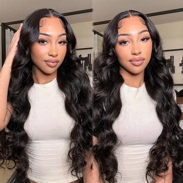 BQUEENS KYKY undetectable HD Lace Body Wave Human Hair Wigs