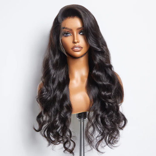 BQUEENS KYKY undetectable HD Lace Body Wave Human Hair Wigs
