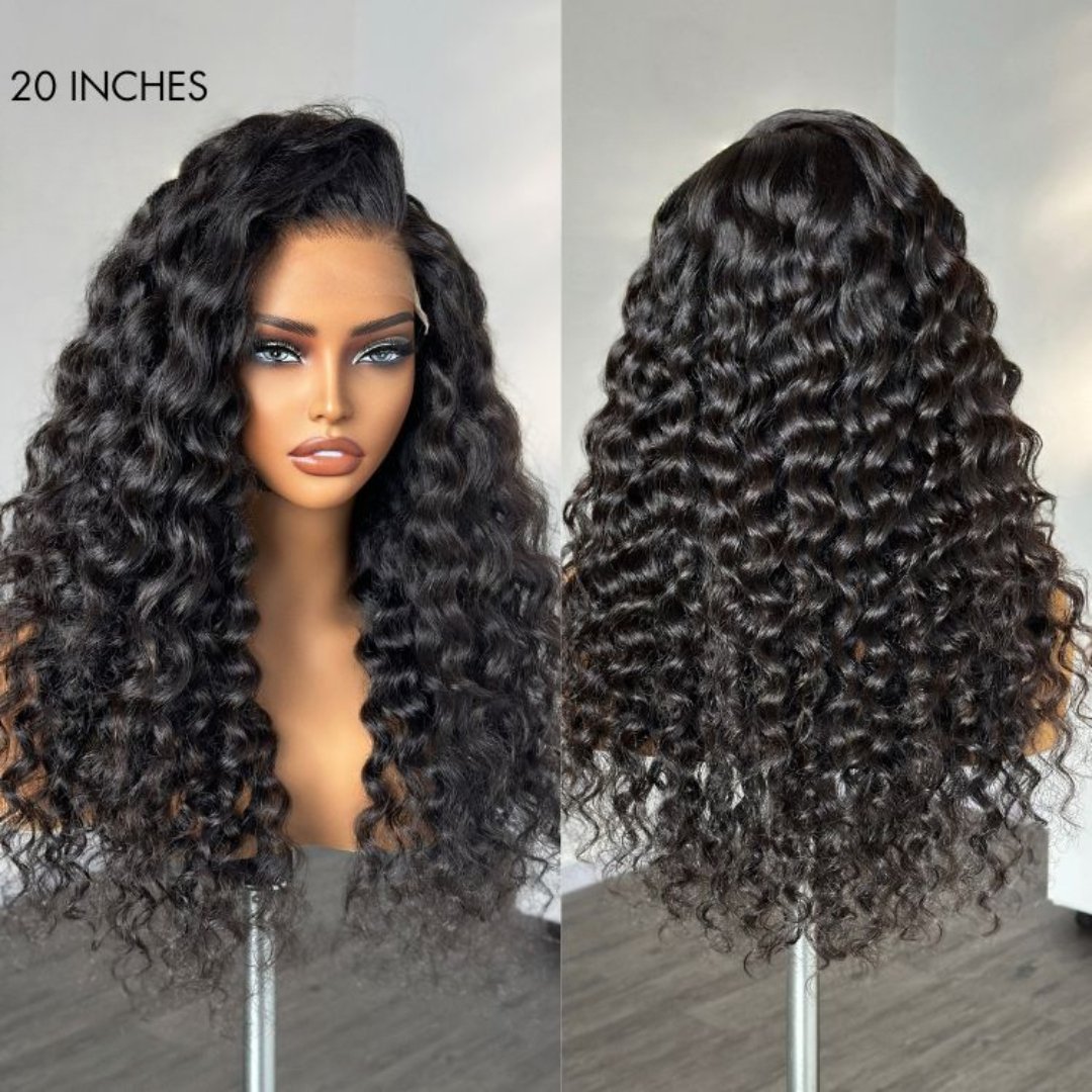 BQUEENS API Loose Deep Wear Go Pre Plucked Glueless Wigs Pre Cut Lace Closure Wigs - BQueens