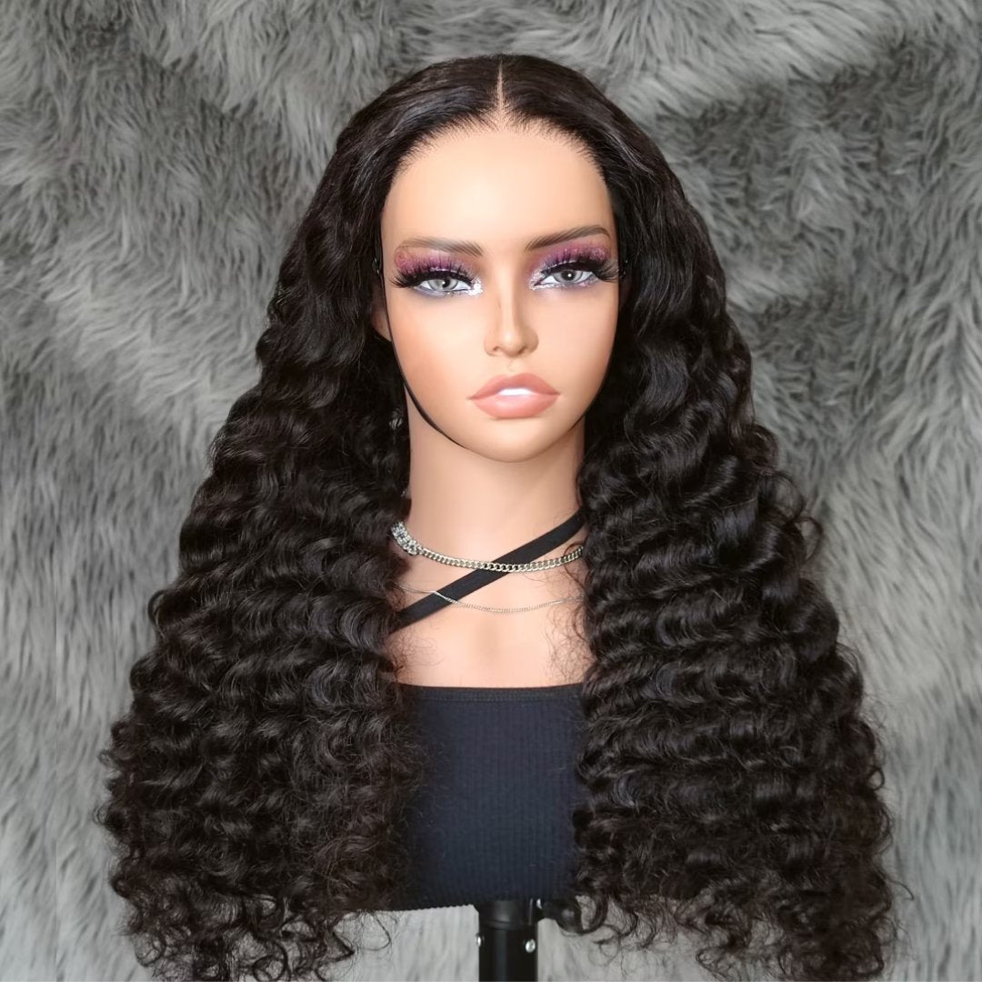 BQUEENS API Loose Deep Wear Go Pre Plucked Glueless Wigs Pre Cut Lace Closure Wigs - BQueens